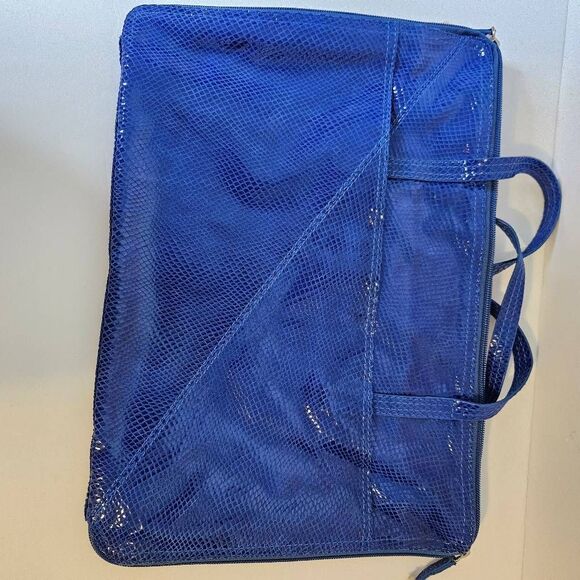 Latico blue leather shoulder bag. NWT. - Picture 3 of 4